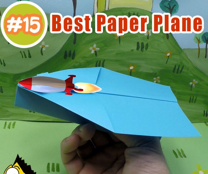 Best Paper Plane Tutorial - Origami BEST #origami