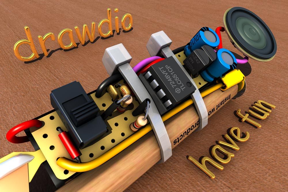 Drawdio on Stripboard - Animation Part 1