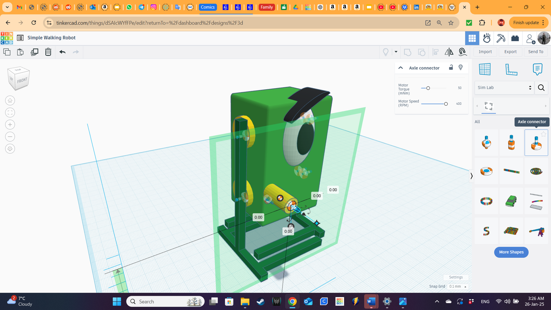 Tinkercad Robotics for School: SIMLAB KOMBAT! (virtual Walking Robots ...