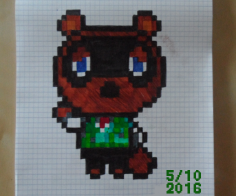 Pixel Art: Animal Crossing Tom Nook