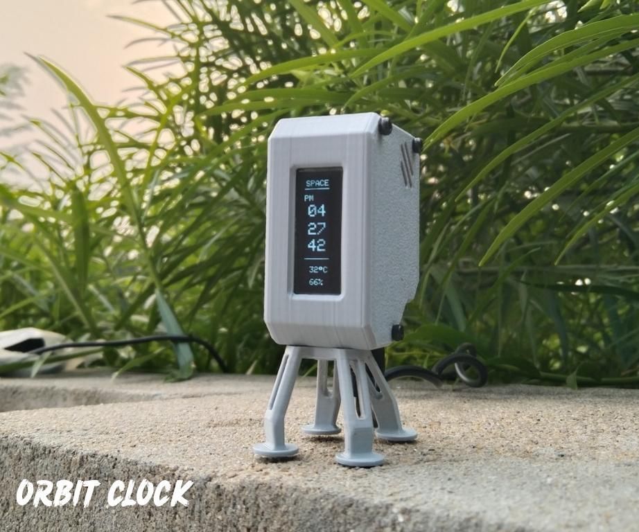 OrbitClock – a Tiny Space-Inspired IoT Environment Clock