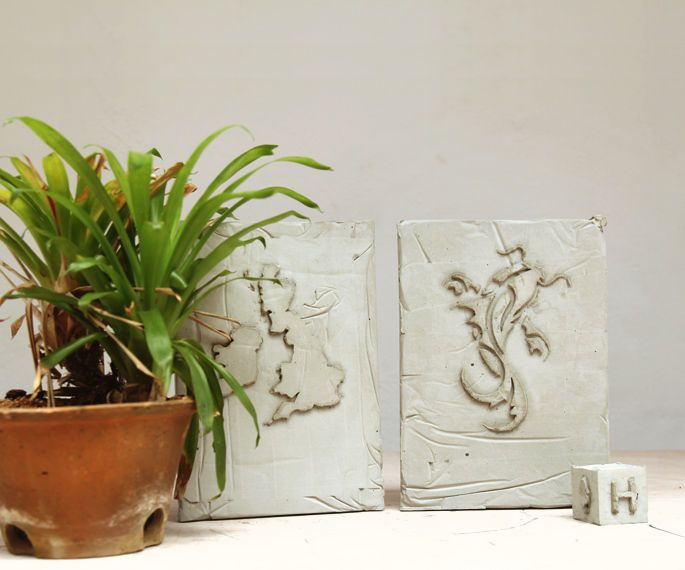 DIY Experiment: Embossing Concrete Challenge