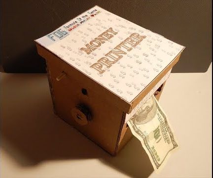Money Printing System (MPS) Made of Cardboard