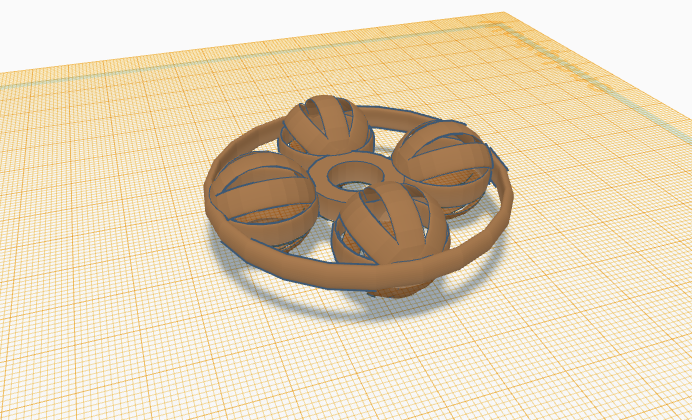 Wireframe Fidget Spinner