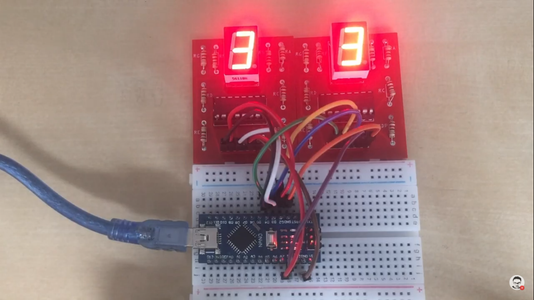 How to Use 74HC595 Shift Register With Arduino. Building Custom 7 ...