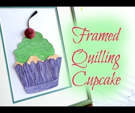 Paper Quilling Cupcake