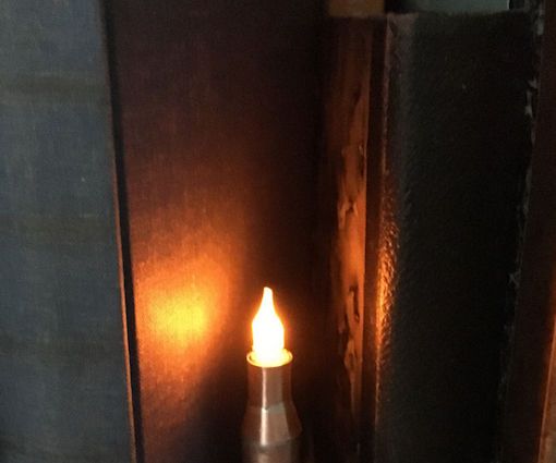 A 'Trench Art' Electronic Candle