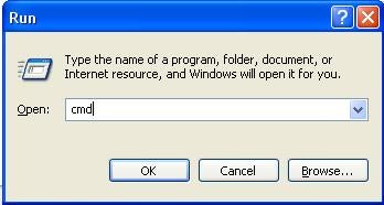 Opening Command Prompt