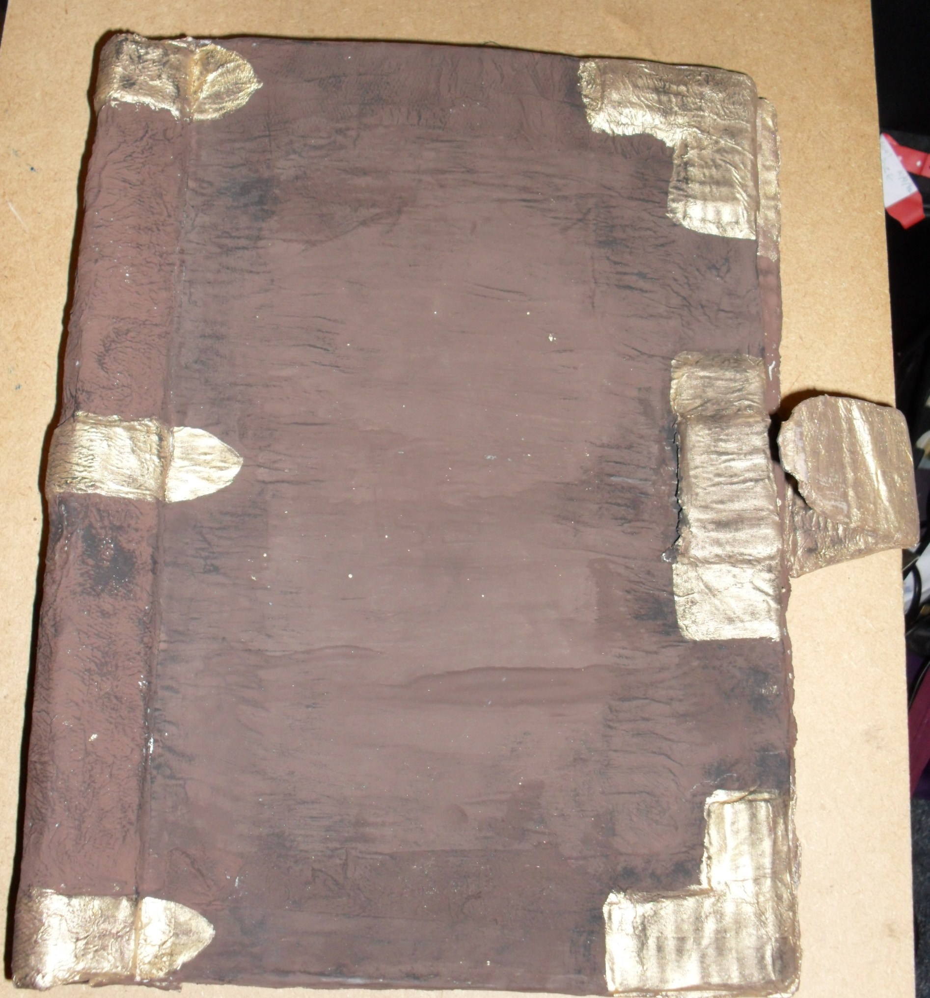Cardboard Props Antique Book/ Magic Spell Book (Papier Mache) 8