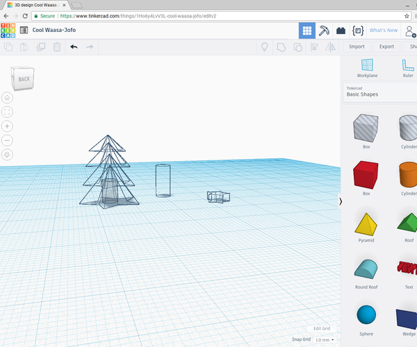3D Christmas Tree in a Snowglobe
