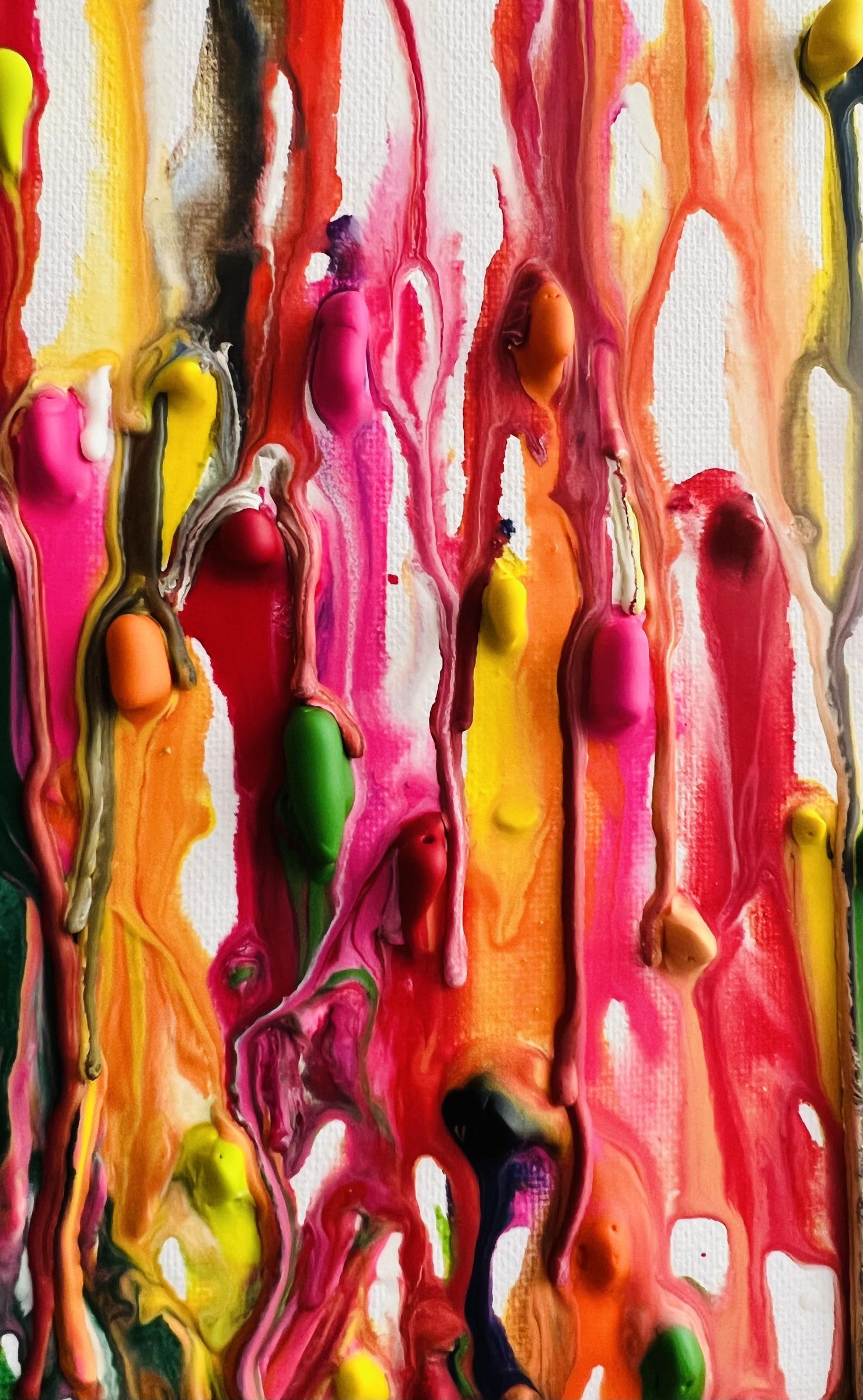 Abstract Textured Crayon Wall Art 3 Steps (with Pictures) Instructables