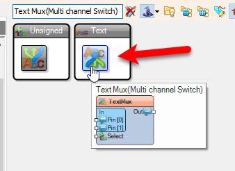 In Visuino Add Components