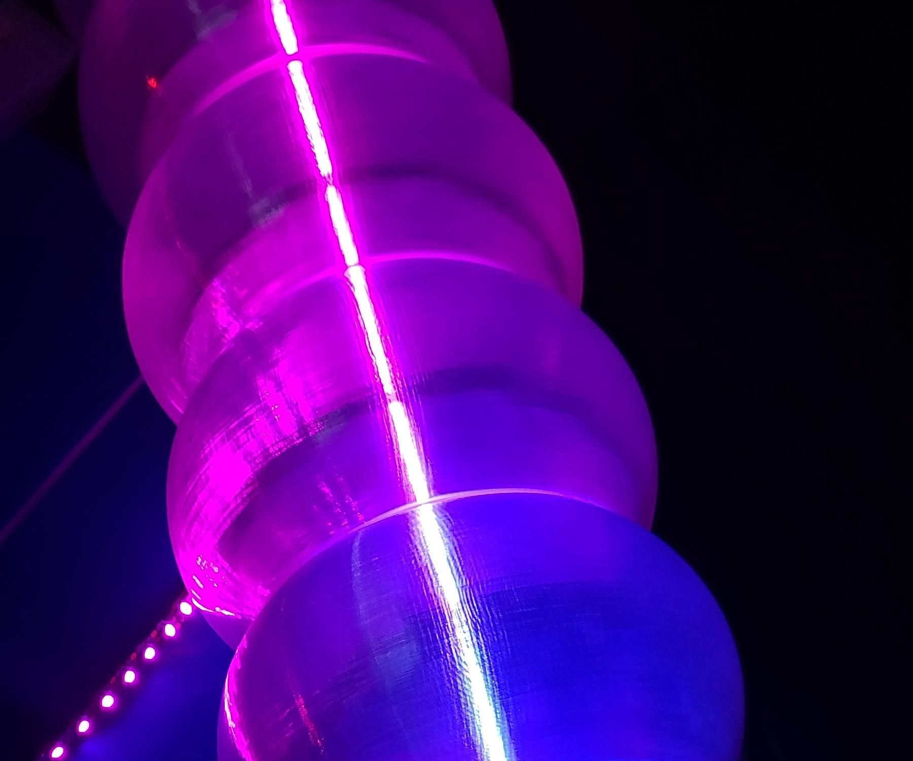 Full Size 3D Printed LED Floor Lamp - the Laser Core Floor Lamp (Fusion 360 Files Available)
