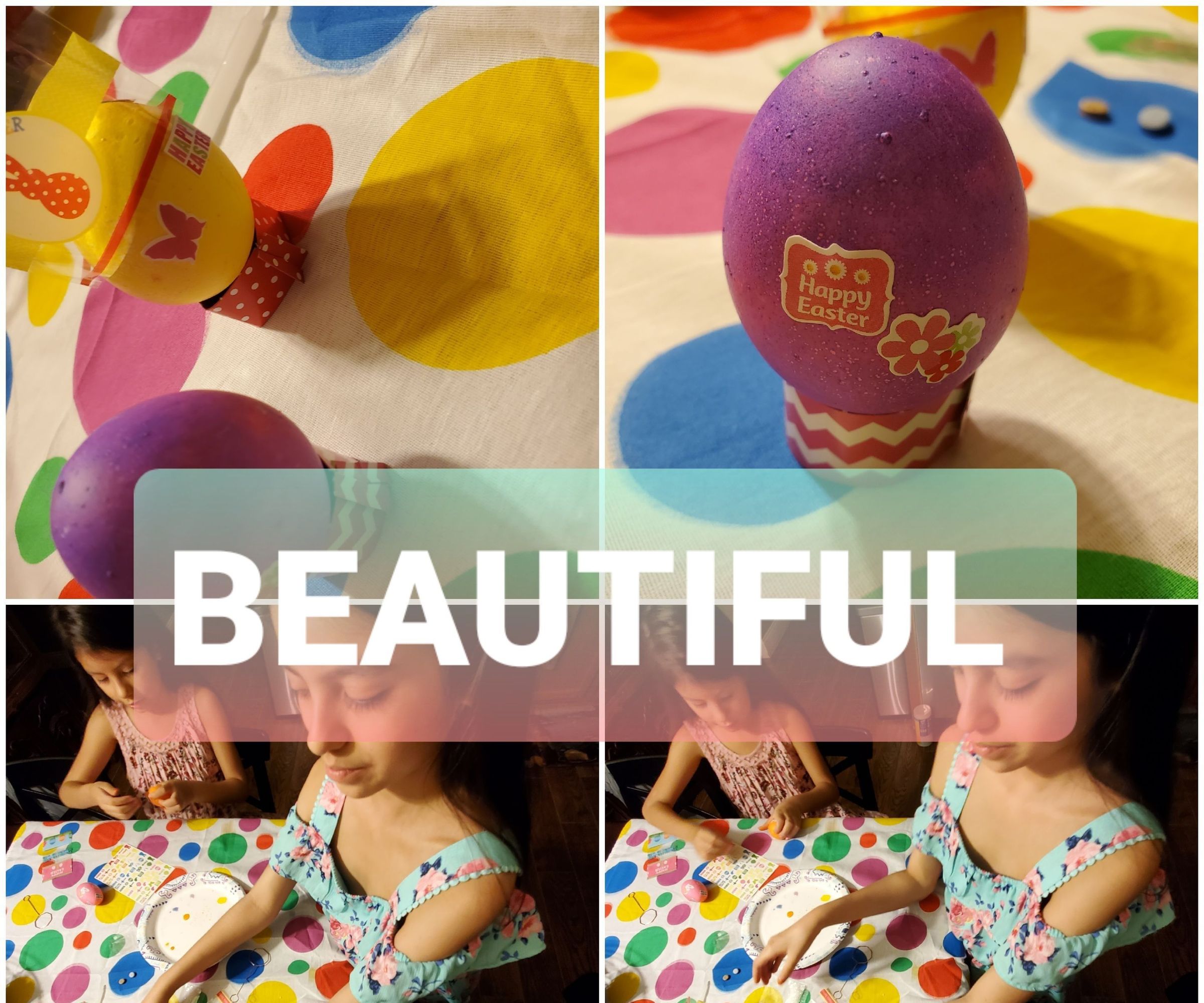 Dying the Easter Eggs