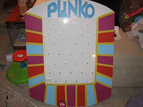 Make a "Plinko" Prize Board (or Costume!)