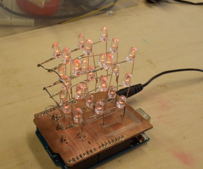 Led Cube 9 Steps Instructables