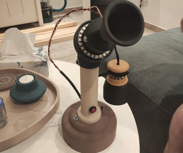 RobustPhone - ESP32 Walkie Talkie in the Style of a Candlestick Telephone