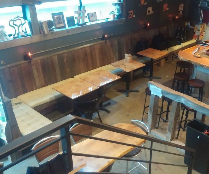 My Reclaimed Materials Bar "The Treehouse Lounge"