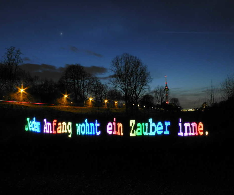 LED POVstick With Bluetooth Low Energy