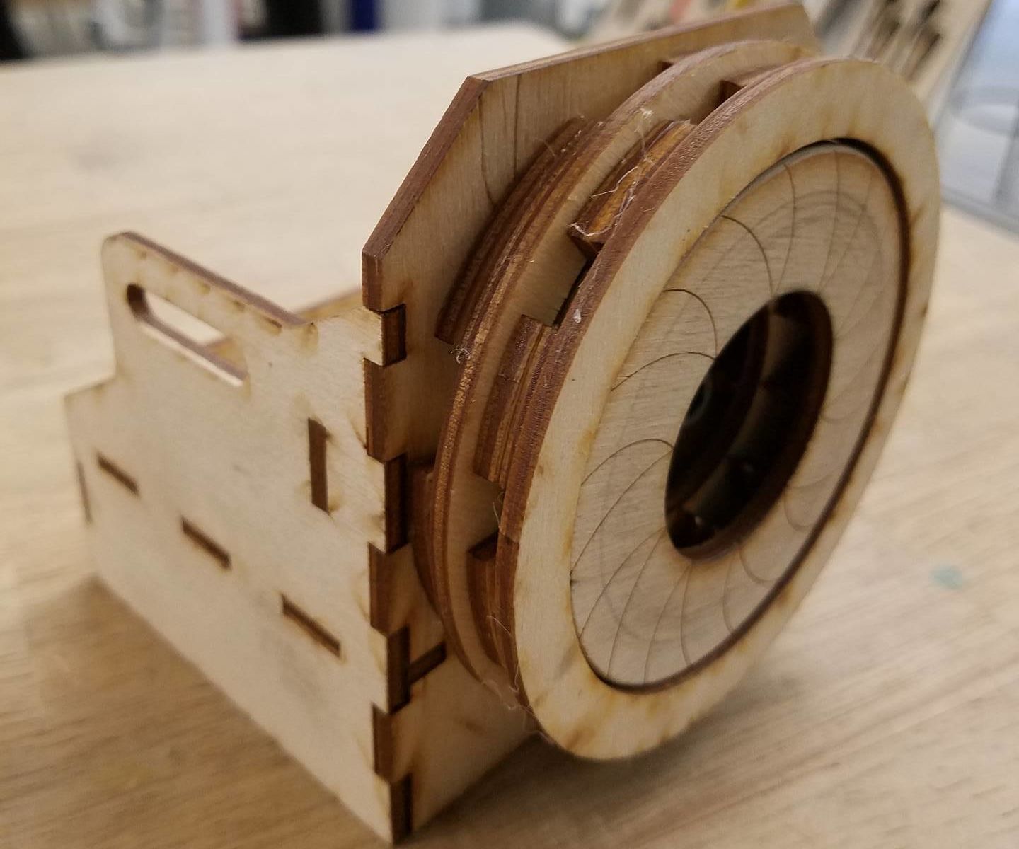 Laser Cut Mini Air Raid Siren