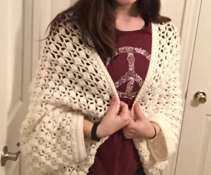 Cozy Cocoon Crochet Shrug