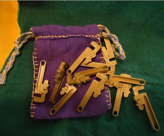 3D Wrenches for WaterWorks Game 