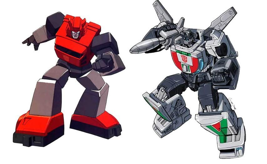 Transforming Cliffjumper and Wheeljack
