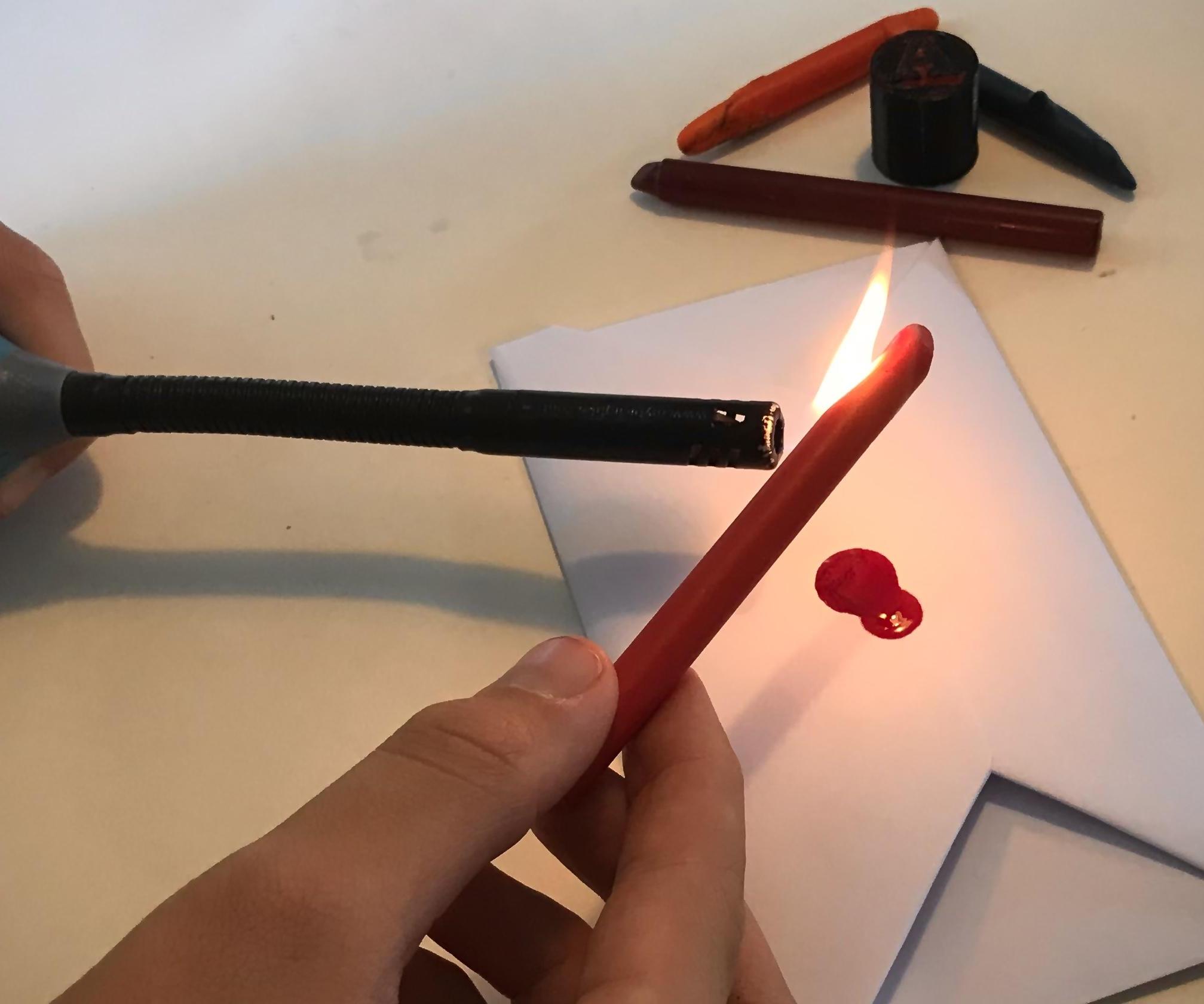 How to Make a Wax Seal With Crayons 4 Steps Instructables