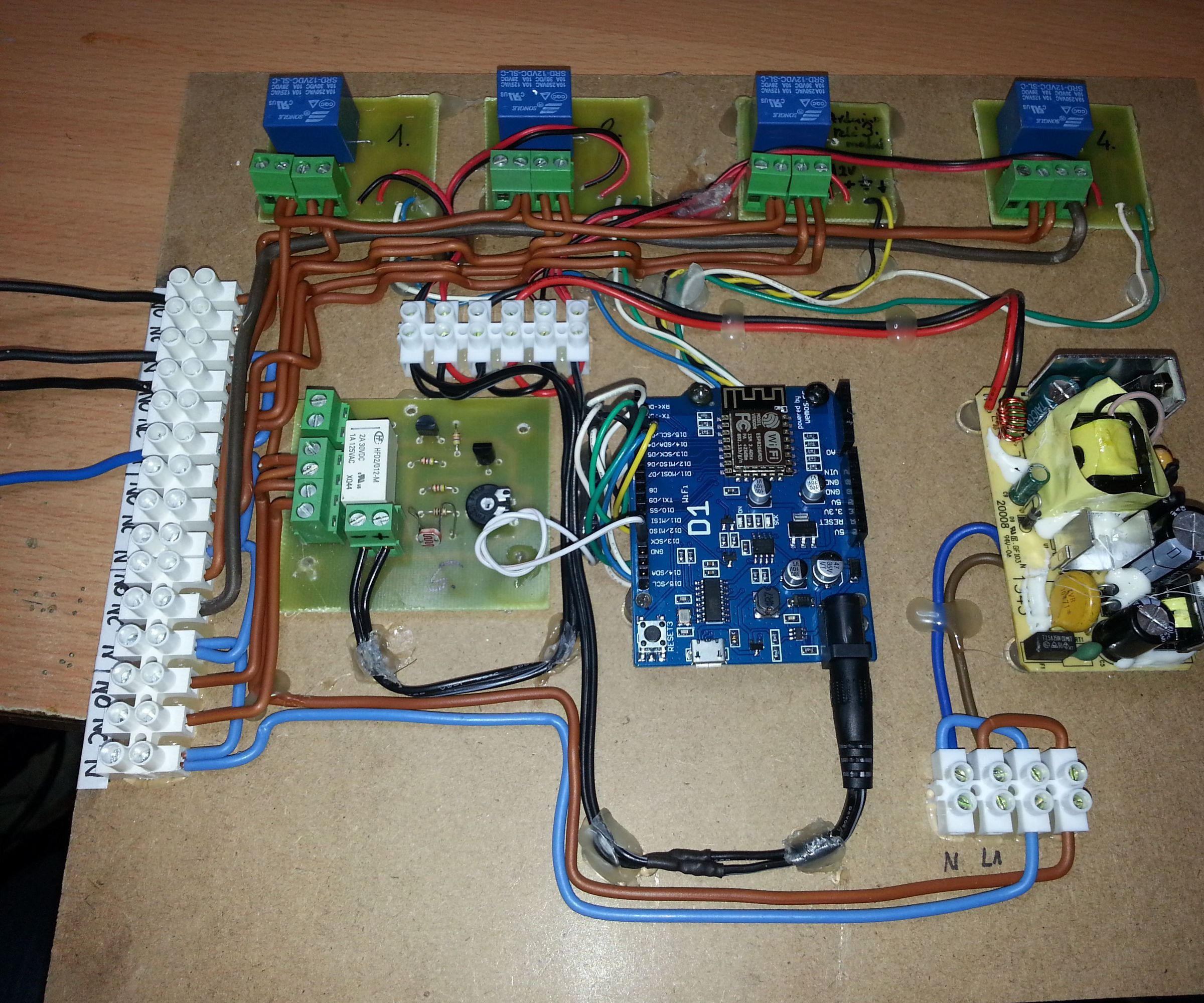 Otthon Távvezérlés: Blynk + Wemos D1