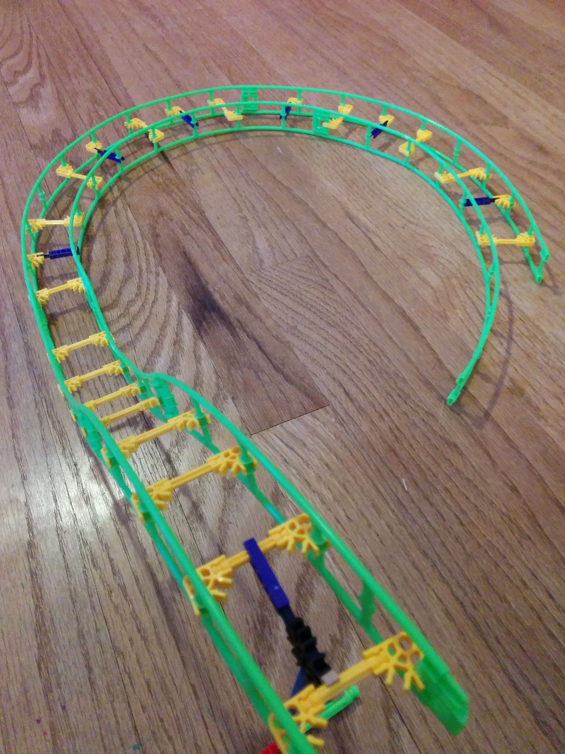 k'nex ball machine element micro rollercoaster track