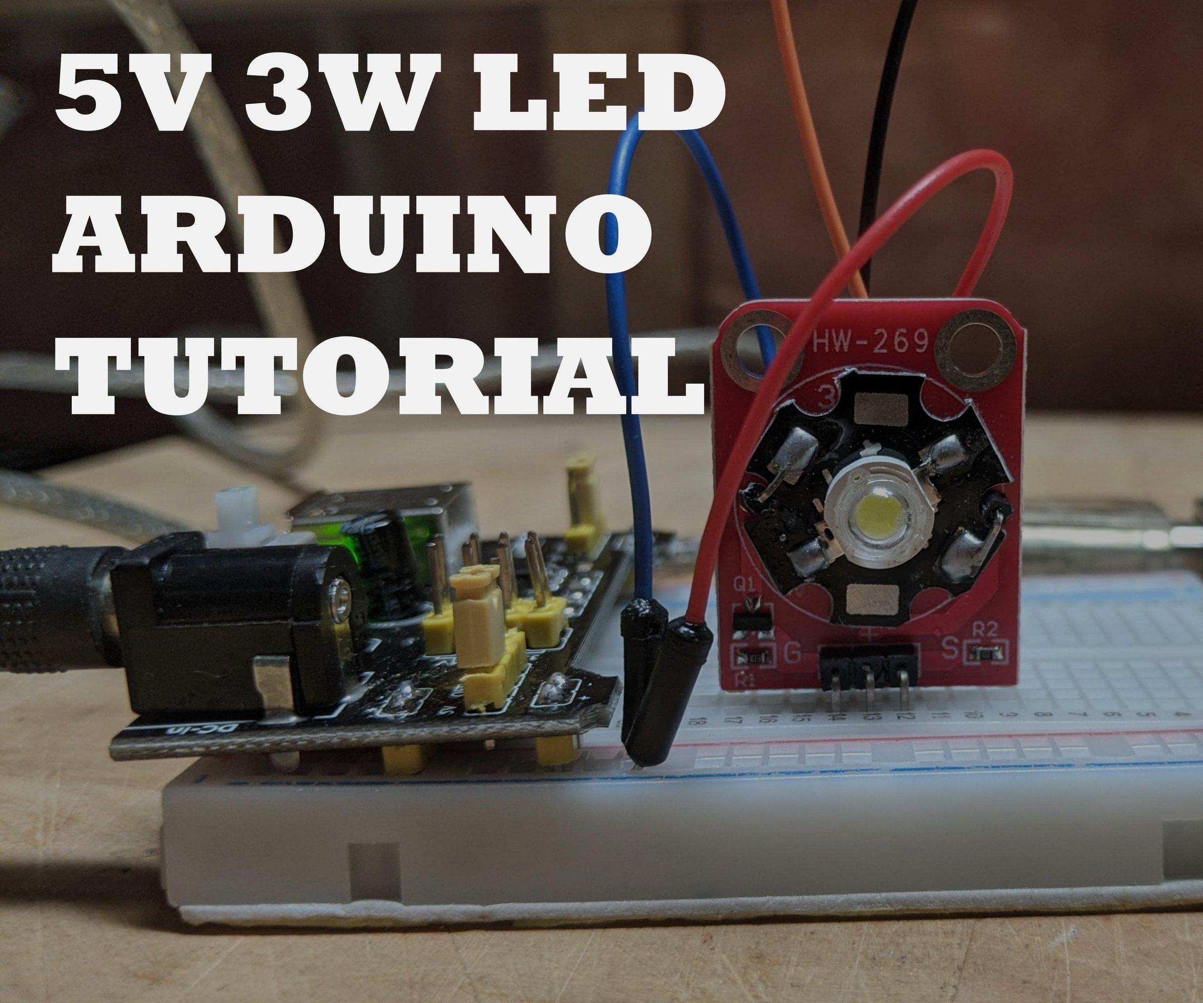 5V 3W White LED Module Usage Guide
