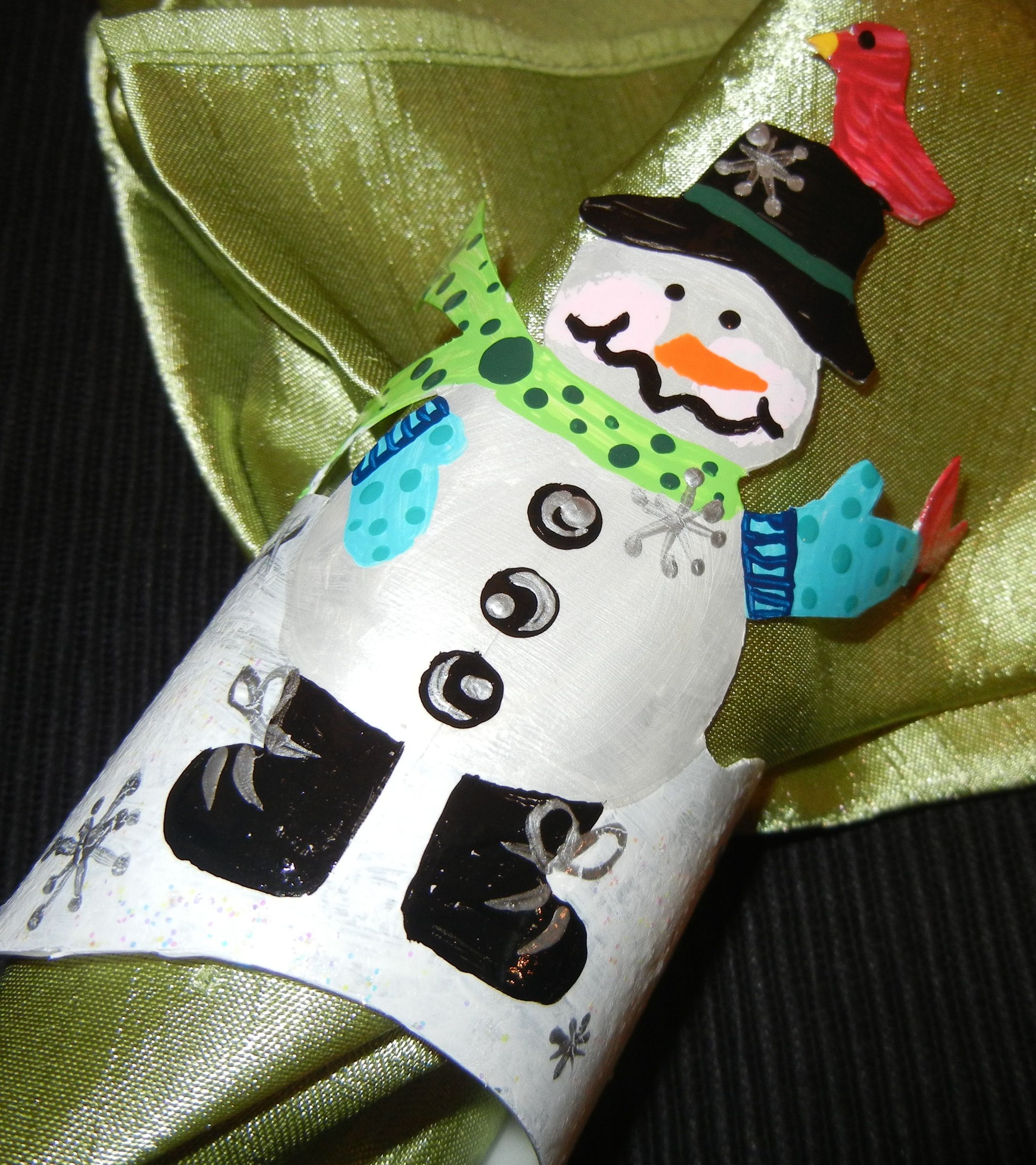 SHAMPOO BOTTLE NAPKIN RINGS: