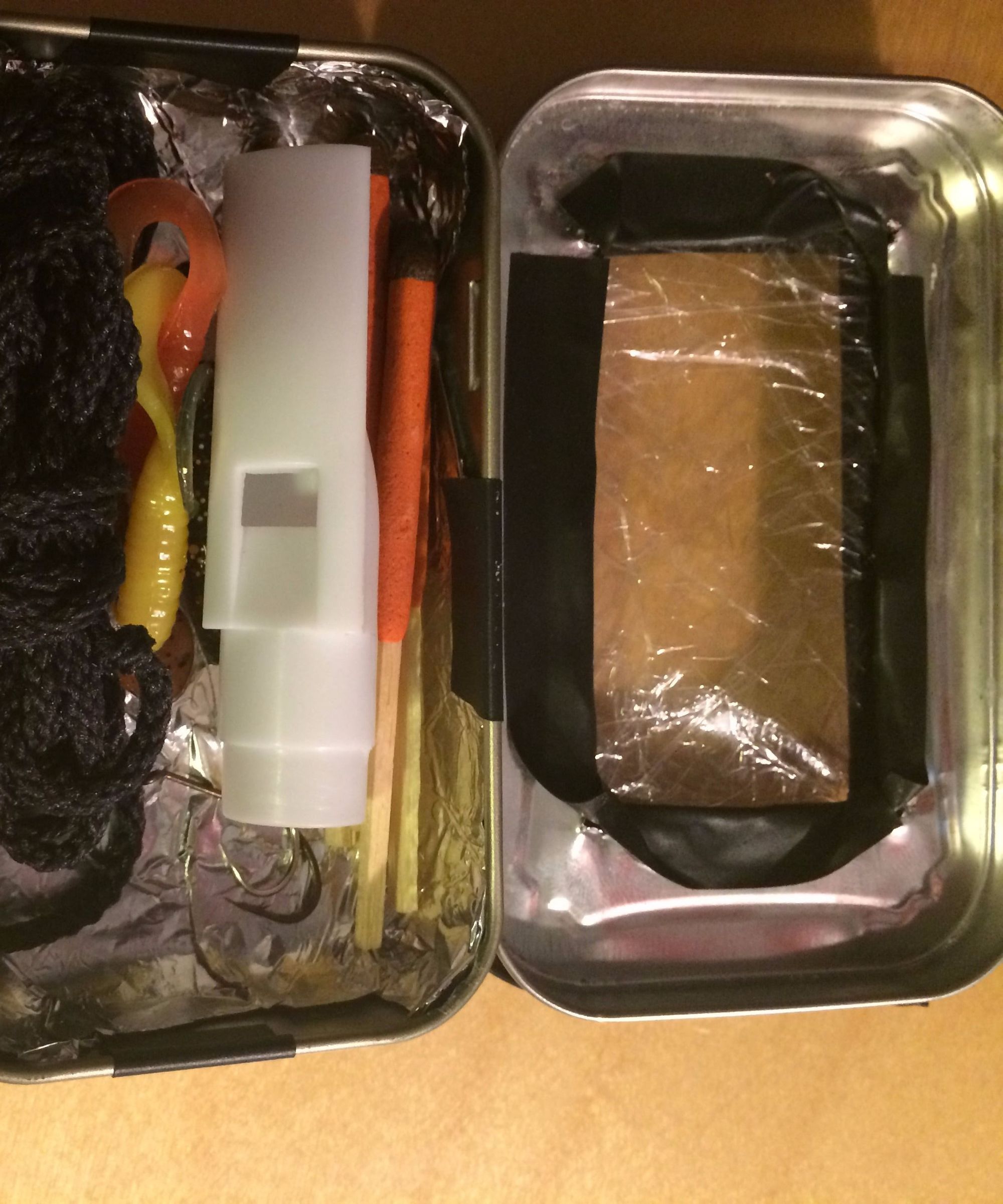 Altoids Survival/Solar Cooker Kit