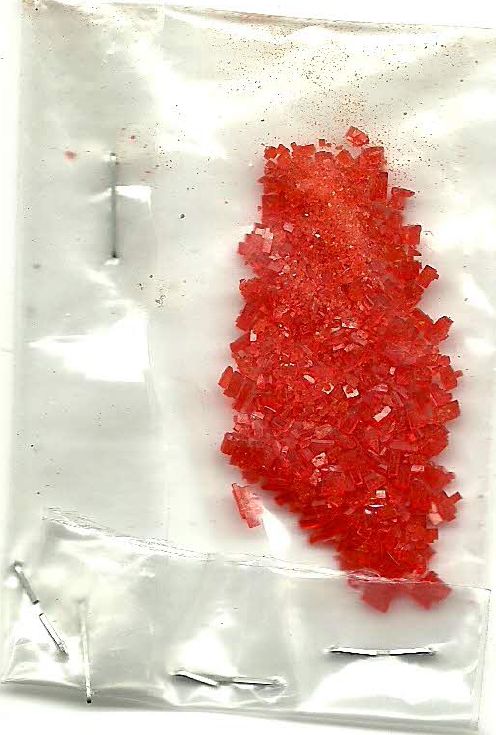 Crystals of Potassium Dichromite