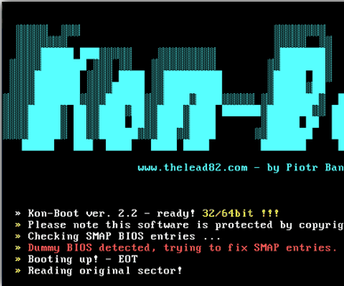 Installing and Using Kon-Boot [Detailed UserGuide]