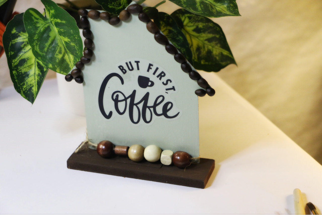 Dollar Tree DIY Metal House Decoration Coffee Sign