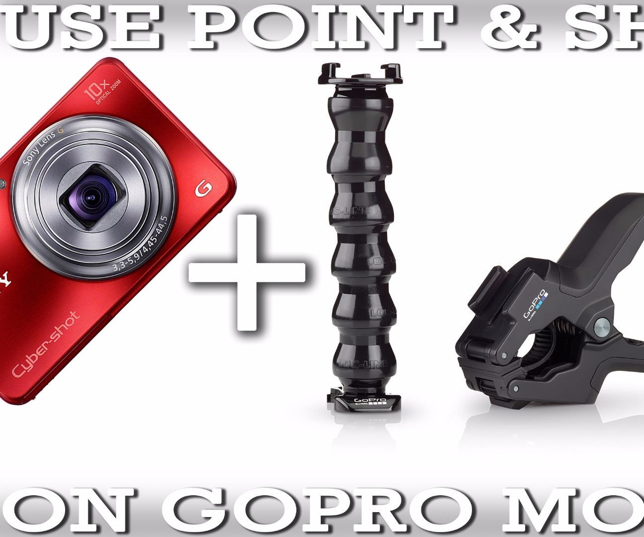 Point & Shoot on GoPro mounts