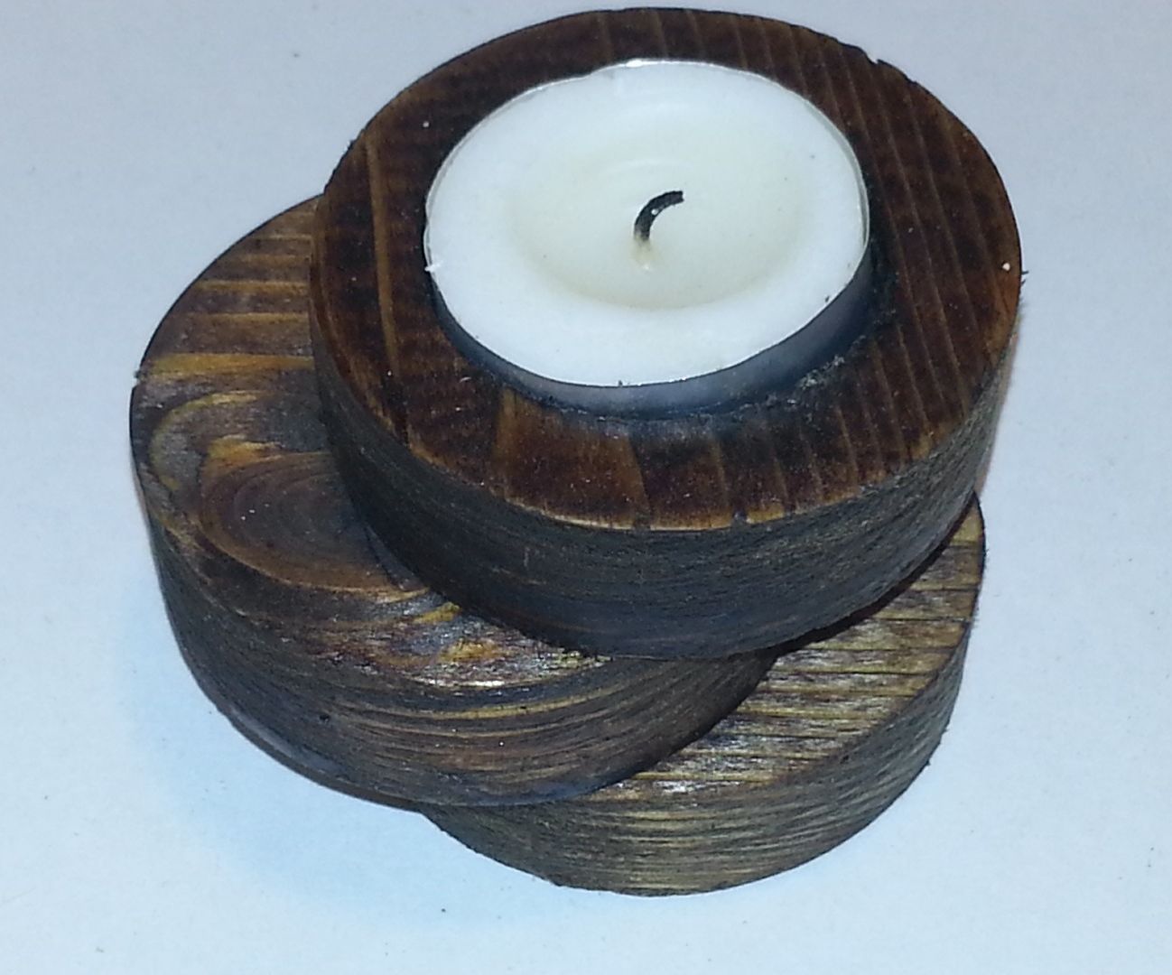 Hole Saw Candle