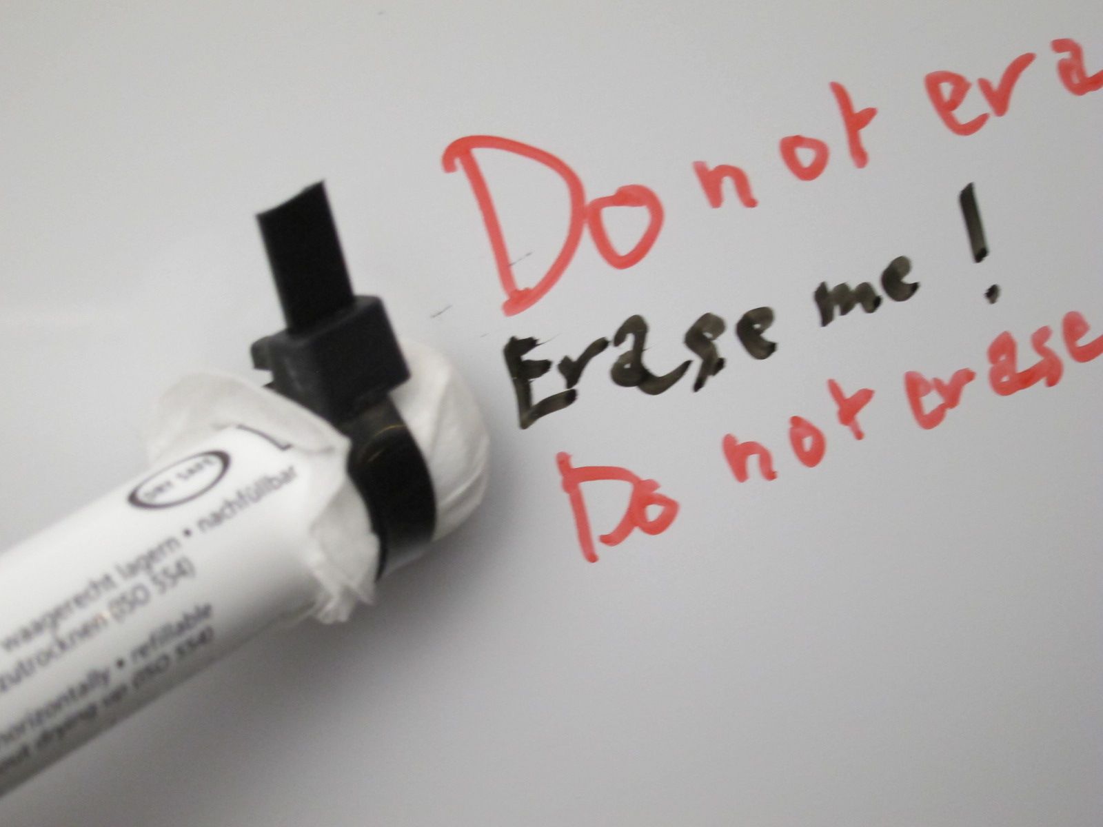 White Board Eraser Head - Office Black Opps Surviging Tip