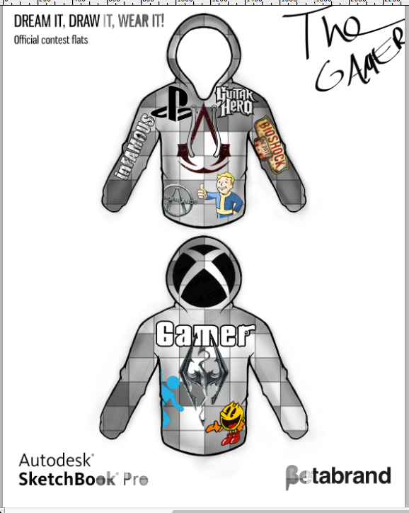 How to Make a Themed Hoodie With Photoshop!