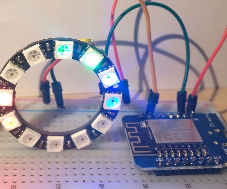 A Different Type of Watch Using RGB Led Ring