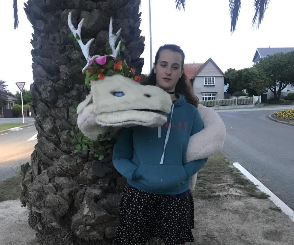 Amazing Soft Giant Dragon Shoulder Puppet!