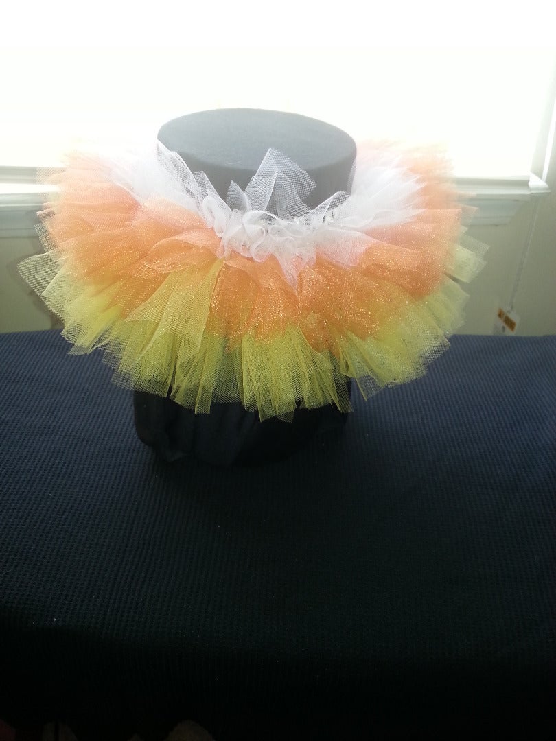 EASY Candy Corn Halloween TuTu for Baby/Toddler