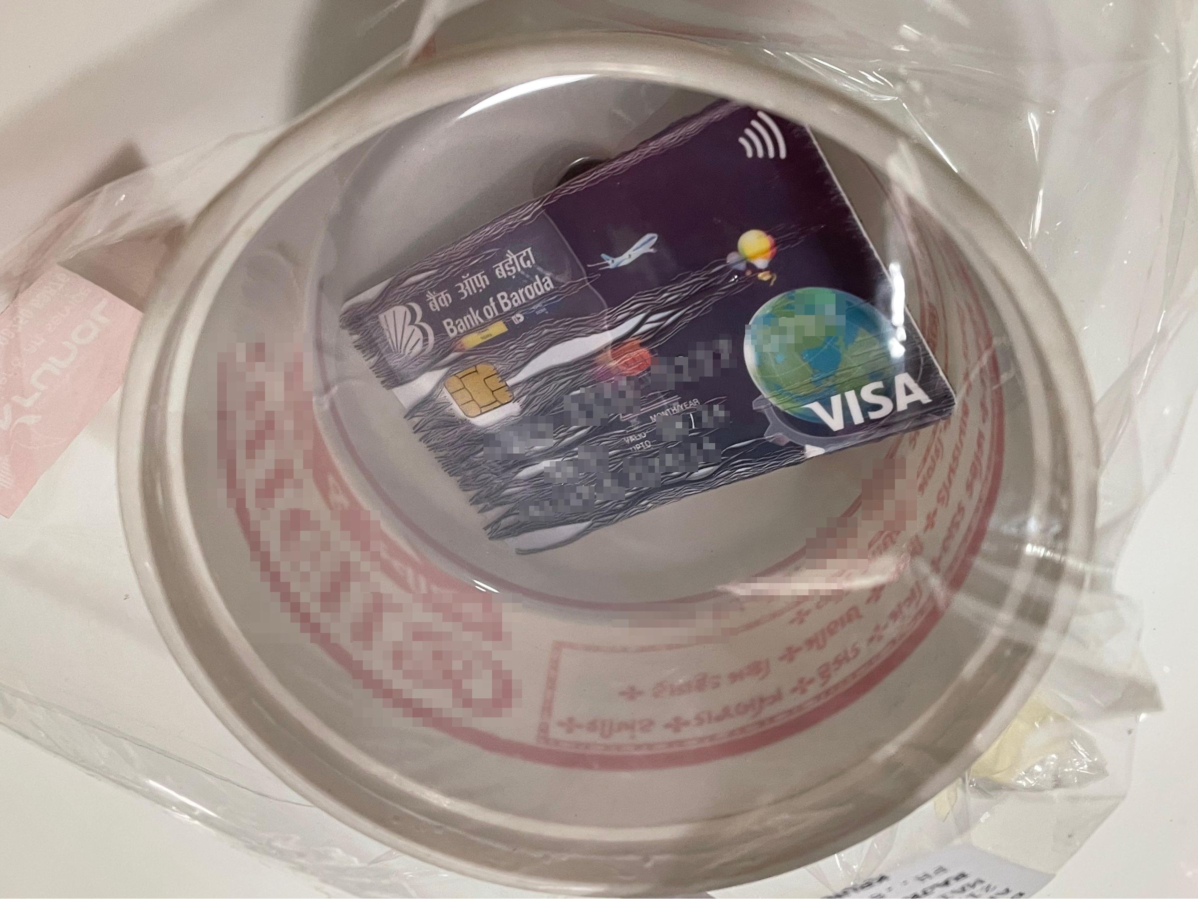 NFC Keychain!! Payment Through NFC Wooden Keychain Credit/Debit Card