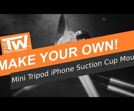 Mini Tripod IPhone Suction Cup Mount - Thrifty Tip 