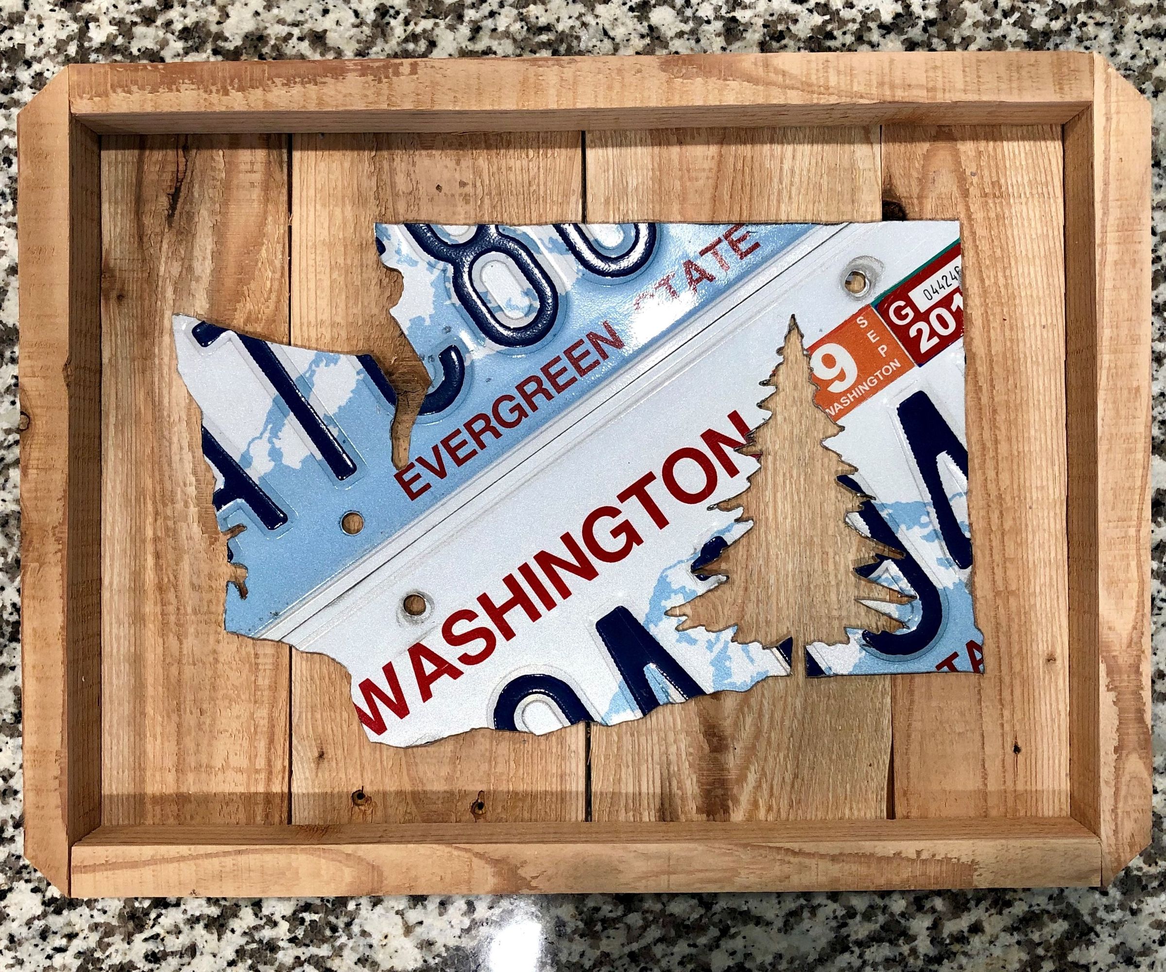 State License Plate Sign