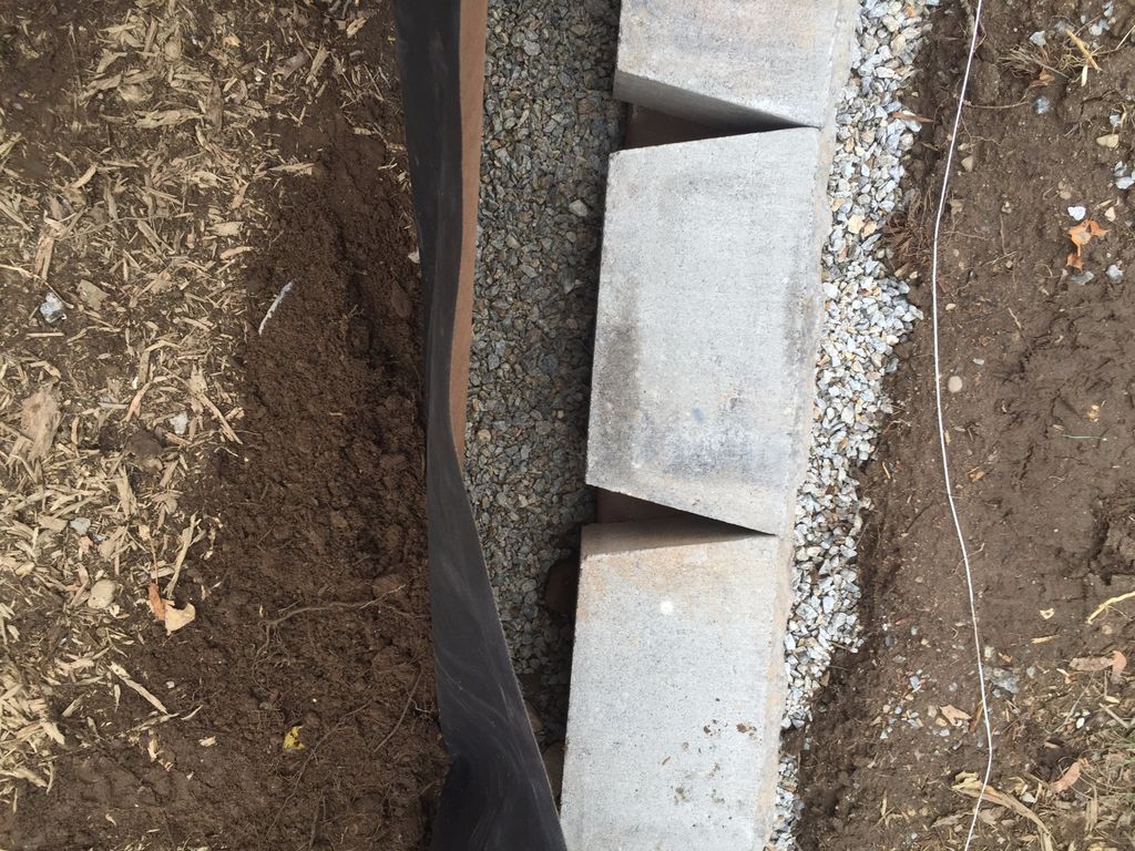 Stackable Wall Blocks How To Build A Stackable Block Retaining Wall Gardenedgesborders