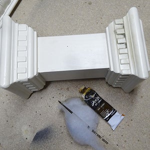 Painting and Antiquing the Candle Holders