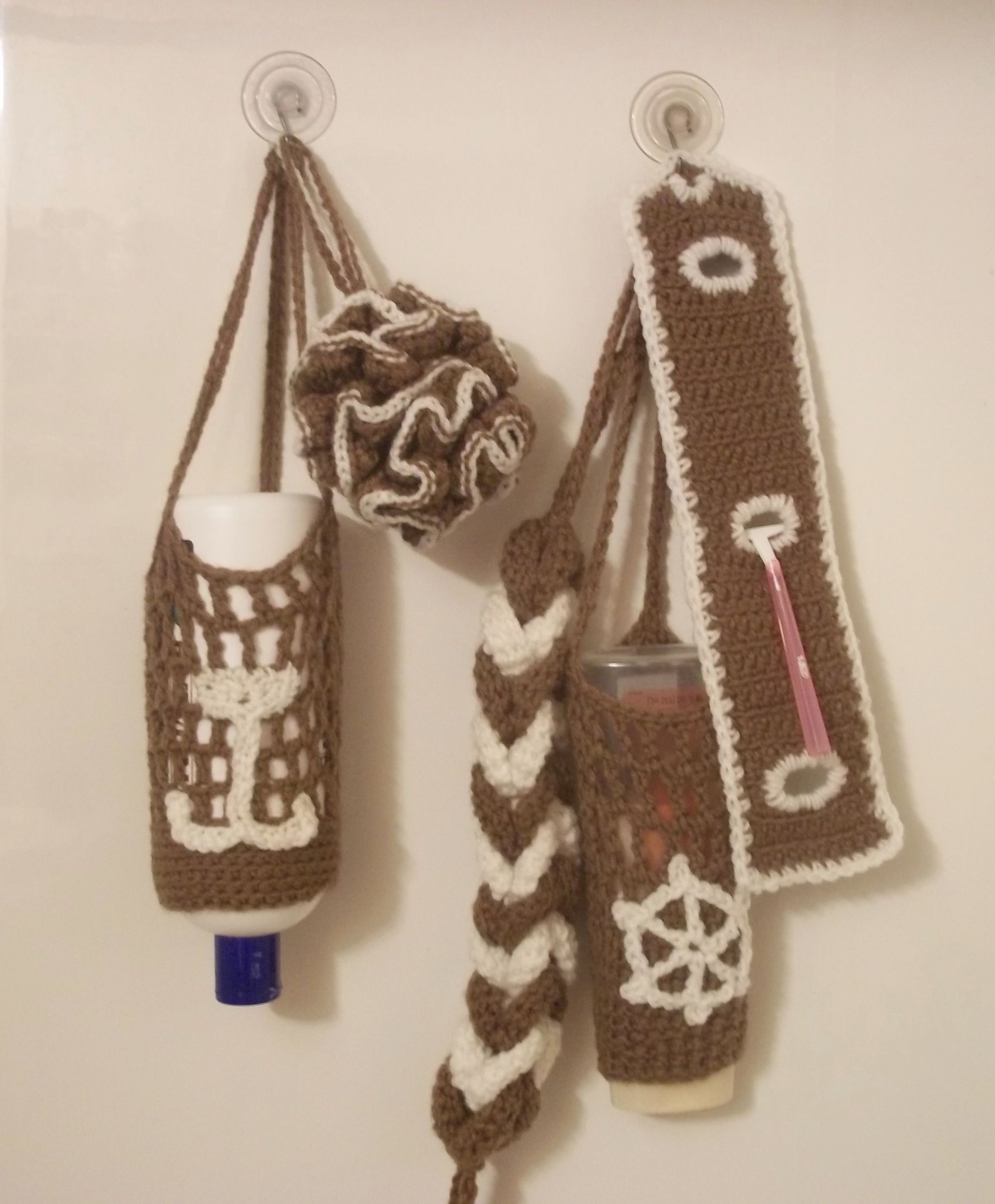Razor Caddy for Shower (Crochet Pattern) (with Pictures) - Instructables