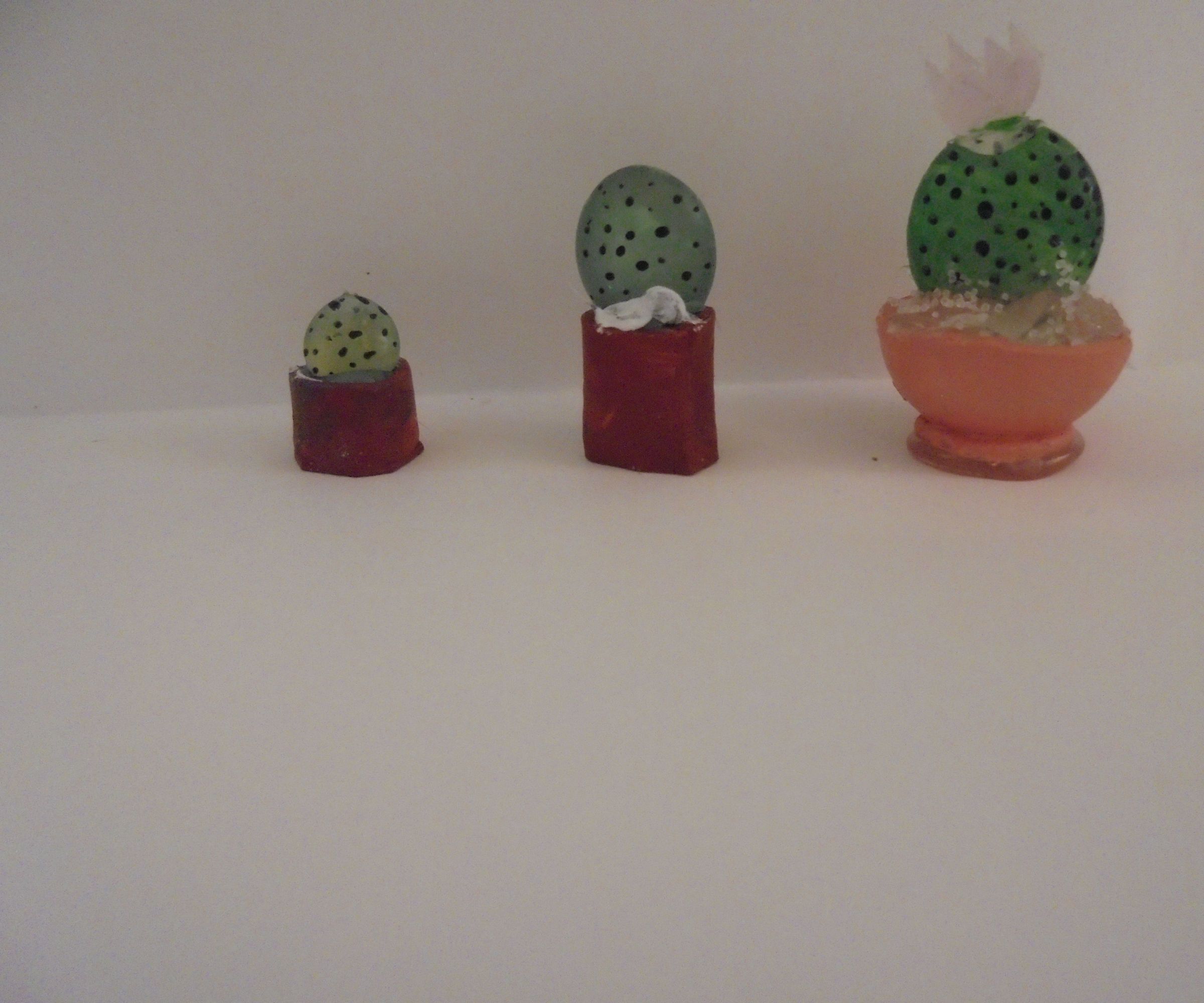 Hot Glue Miniature Cactus